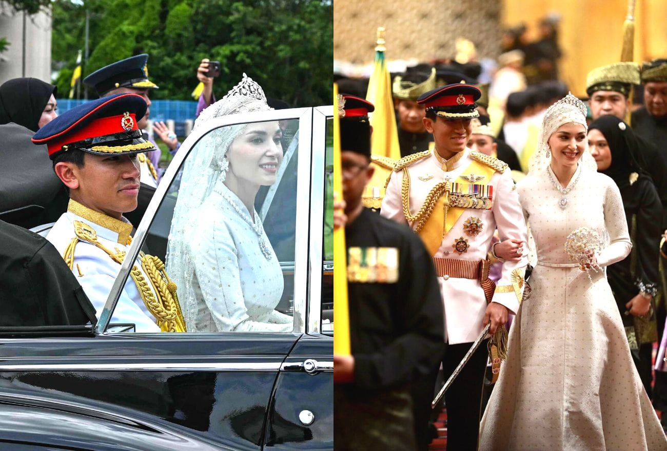 25 Foto Majlis Istiadat Bersanding Putera Mateen & Dayang Anisha Rosnah
