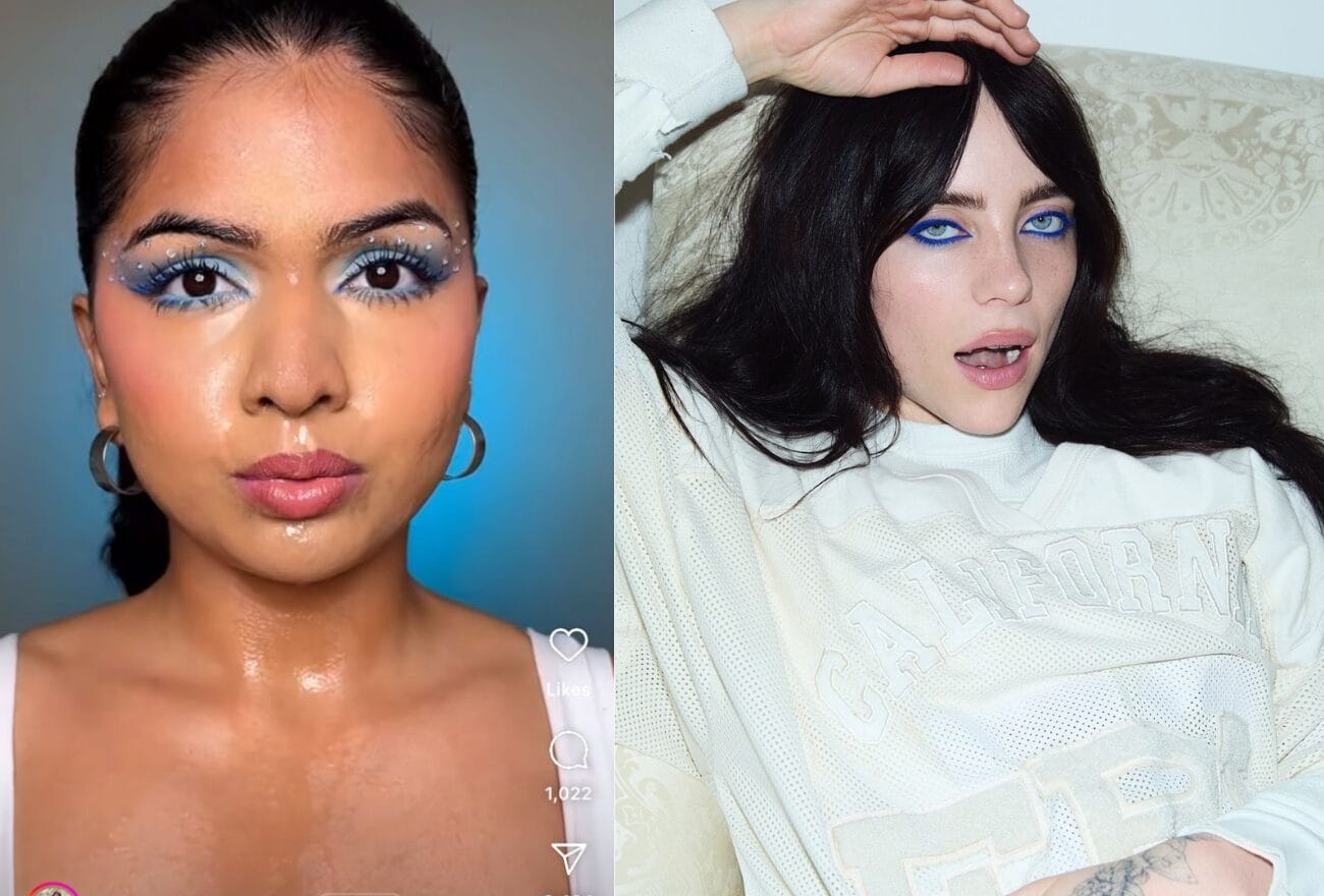 Trend “Blue Makeup” Billie Eilish Viral di Instagram, Anda Patut Cuba!